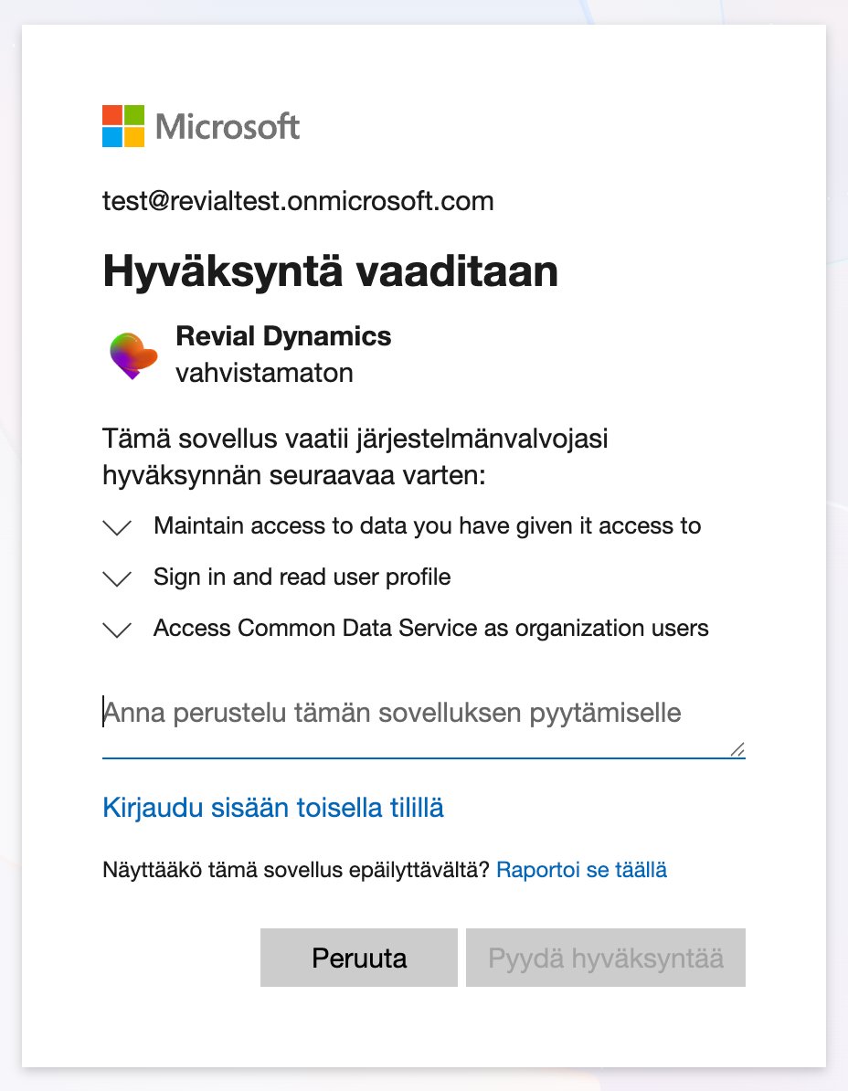 Microsoft admin approval request page